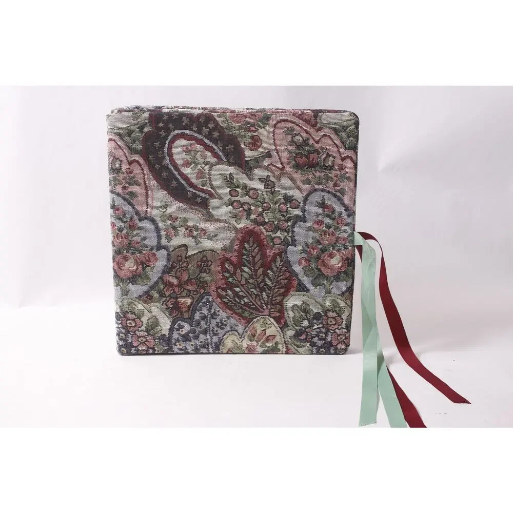 Floral Tapestry Cover 3-hole Binder Papers Documents Scrapbooking ~260423-WH 822